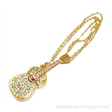 Jewelry-shaped USB Flash Drive with Lanyard, Hot-swap and Plug-and-play Functions
